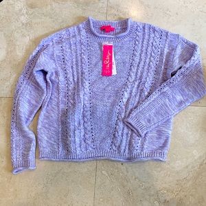Lilly Pulitzer Maxcy cropped sweater NWT